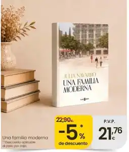 Eroski Julia Navarro una familia moderna oferta