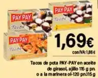 Cash Ifa Pay pay - tacos de pota aceite de girasol oferta