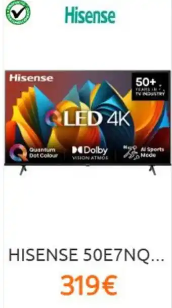 Hisense - 50e7nq