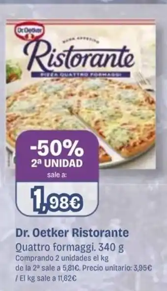 Dr Oetker Ristorante Quattro formaggi