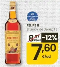 Eroski Felipe II Brandy de Jerez oferta