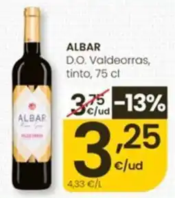 Eroski Albar D.O. Valdeorras, tinto oferta