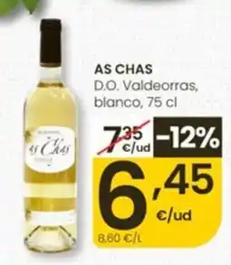 Eroski As Chas blanco oferta