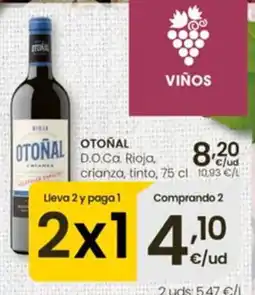Eroski Otoñal D.O.Ca. Rioja crianza tinto oferta