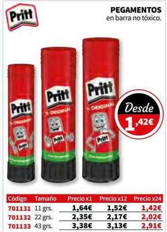 Carlin Pritt Pegamentos En Barra No Tóxico oferta