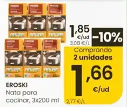 Eroski eroski nata para cocinar oferta
