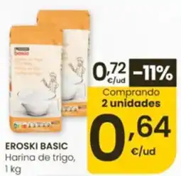 Eroski eroski basic harina de trigo oferta