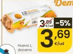 Eroski Demilillo huevo fresco oferta