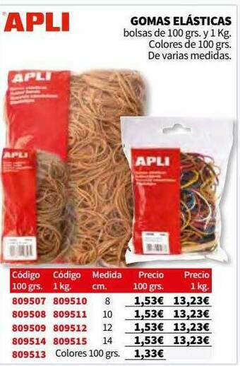 Carlin Apli Gomas Elásticas oferta