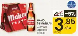 Eroski Mahou 5 Estrellas oferta