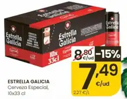 Eroski Estrella Galicia Cerveza Especial oferta