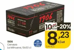 Eroski 1906 cerveza la milnueve oferta
