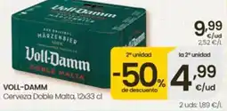 Eroski Voll-Damm Cerveza Doble Malta oferta