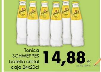Cash Ifa Tonica Schweppes Botella Cristal oferta