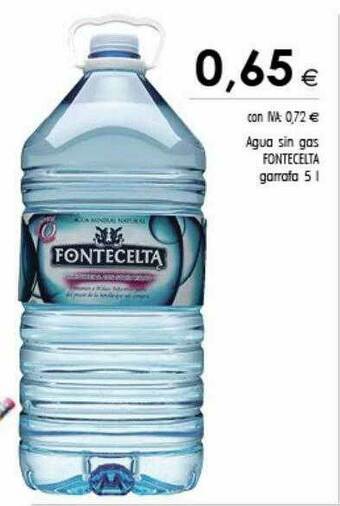 Cash Ifa Agua Sin Gas Fontecelta oferta