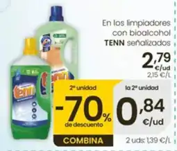 Eroski Tenn limpiadores con bioalcohol oferta