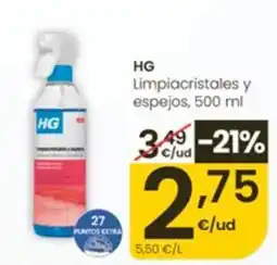 Eroski HG limpiacristales y espejos oferta