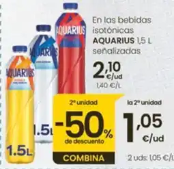 Eroski Aquarius bebidas isotónicas oferta