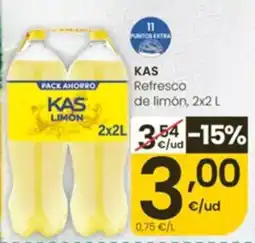 Eroski Kas refresco de limón oferta
