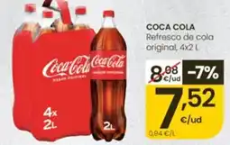 Eroski Coca Cola Refresco de cola original oferta