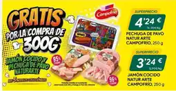 Masymas Campofrío pechuga de pavo natur arte oferta