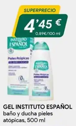 Masymas Gel instituto español baño y ducha pieles atópicas oferta