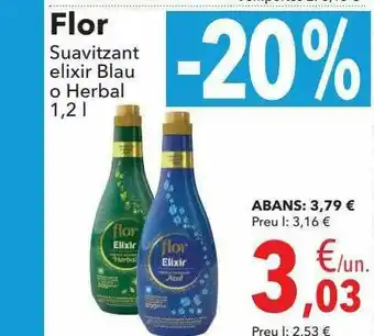 Clarel Flor Suavitzant Elixir Blau O Herbal oferta