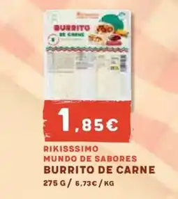 Masymas Rikissimo burrito de carne oferta
