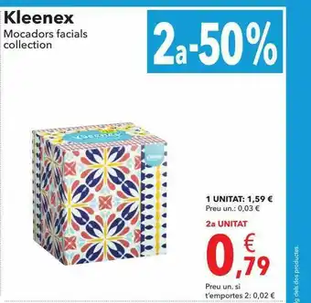 Clarel Kleenex Mocadors Facials Collection oferta