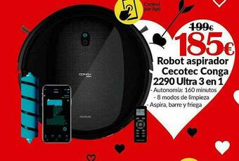 Embargos a lo bestia Robot Aspirador Cecotec Conga 2290 Ultra 3 En 1 oferta