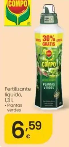 Eroski Compo fertilizante plantas verdes oferta