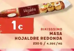 Masymas Hojaldre redonda oferta