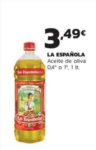 Supermercados Lupa La Española Aceite De Oliva 0.4° O 1° oferta