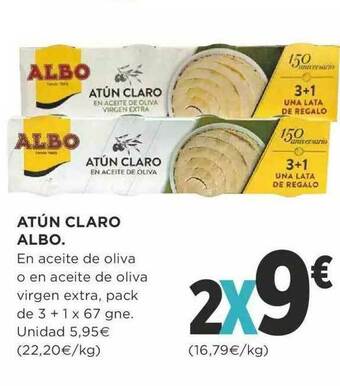 Supercor Atún Claro Albo oferta