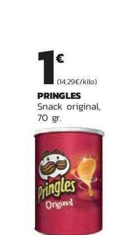Supermercados Lupa Pringles Snack Original oferta