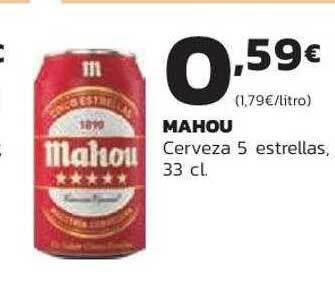 Supermercados Lupa Mahou Cerveza 5 Estrellas oferta