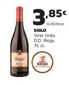 Supermercados Lupa Siglo Vino Tinto D.o. Rioja oferta