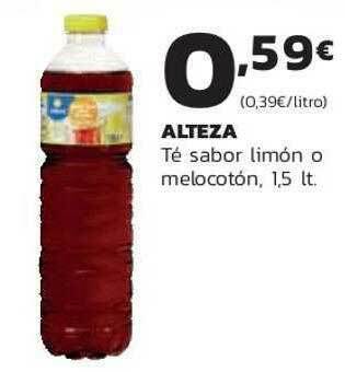 Supermercados Lupa Alteza Té Sabor Limón O Melocotón oferta