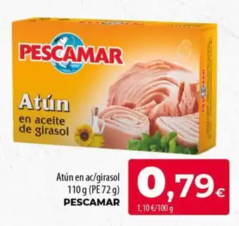 Pescamar atún en aceite de girasol