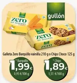 SPAR Lanzarote gullón galleta zero barquillo vainilla oferta