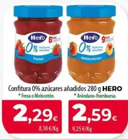 SPAR Lanzarote Hero confitura 0% azúcares añadidos oferta