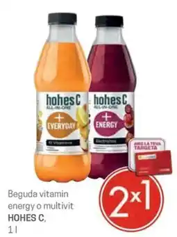 Valvi Supermercats Hohes C beguda vitamin energy o multivit oferta