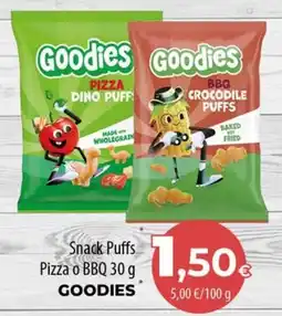 Spar La Palma Goodies Snack Puffs Pizza o BBQ oferta