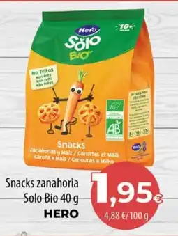 Spar La Palma Hero solo bio snacks oferta