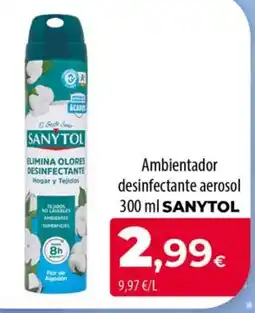 Spar La Palma Sanytol ambientador desinfectante aerosol oferta