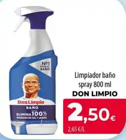 Spar La Palma Don Limpio limpiador baño spray oferta