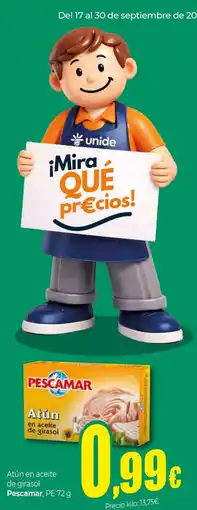 UDACO Pescamar atún en aceite de girasol oferta