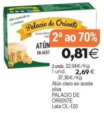 Palacio de Oriente atún en aceite