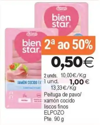Elpozo bien star jamón cocido