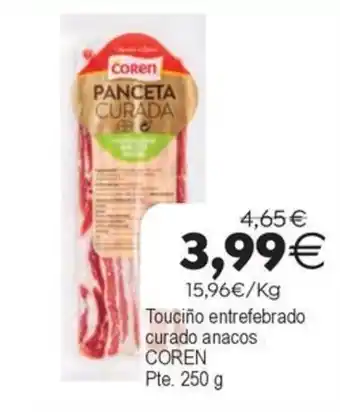 Coren panceta curada